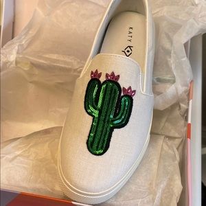 Katy Perry Cactus Canvas Shoes